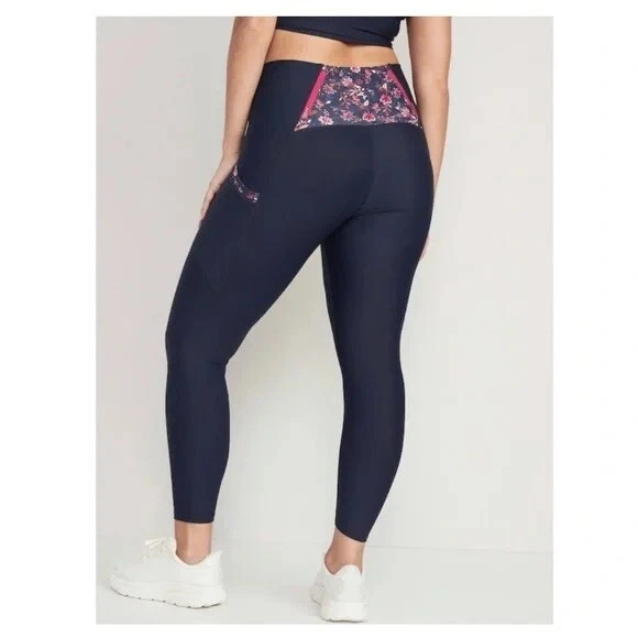 Classic 7/8 HIGH WAIST Pocket Legging Navy