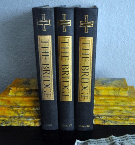 SIGNED. THE BRIDGE. The Complete 1955 First Editions. John Oesterreicher - Picture 3 of 11