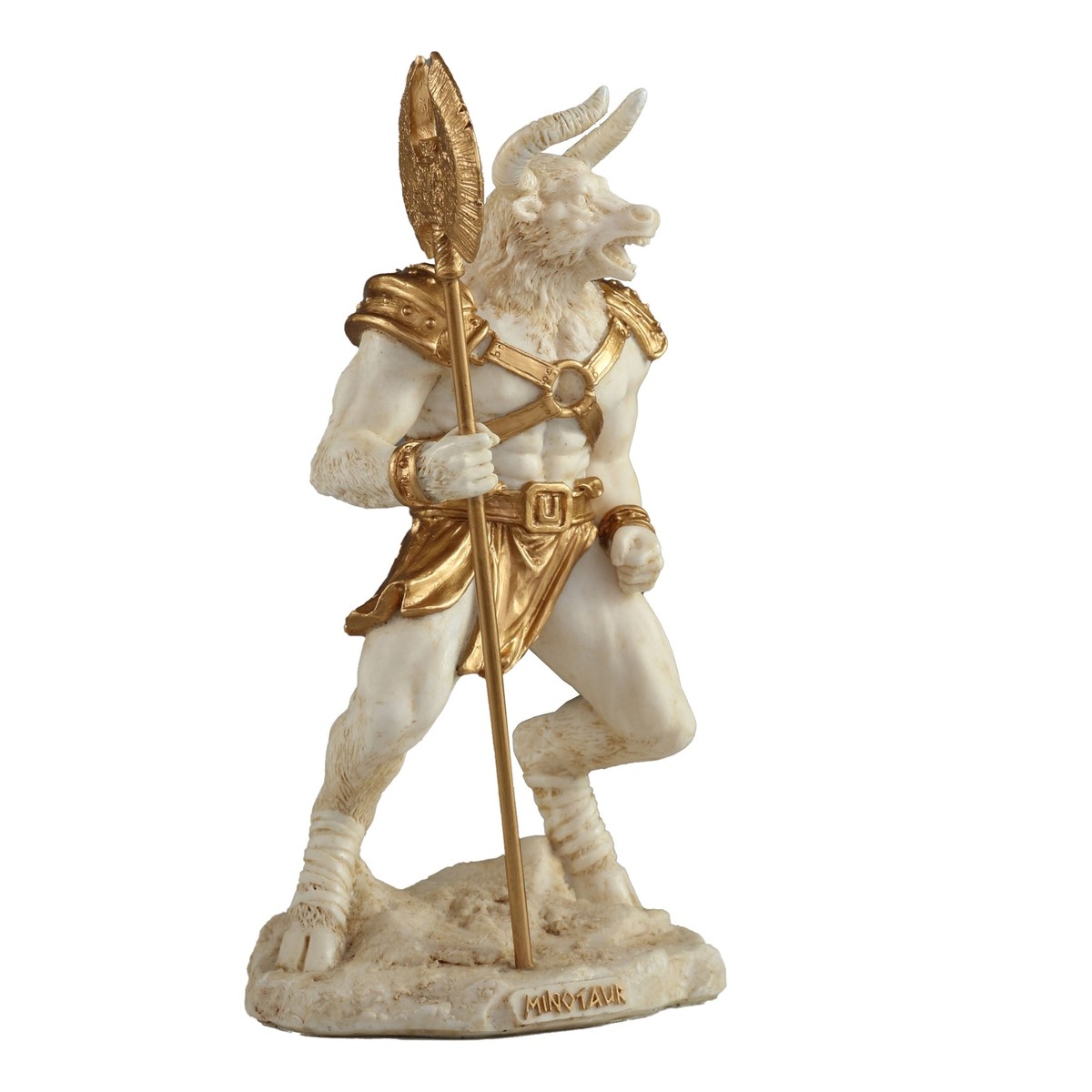 Statue de Minotaure en bronze Créature mythique à tête de taureau
