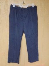 Mens Wear-guard Work / dress Pants Navy Blue Size 42 x 30 creased