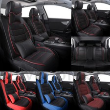 Luxury Pu Leather Car 5 Seat Covers Full Set For Toyota Rav4 2019-2021 2001-2012