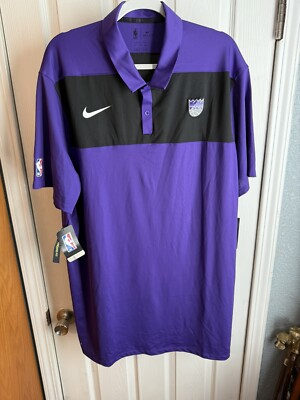 Sacramento Kings NBA Pro Golf Shirt  Nike Dry Fit  2XL TALL