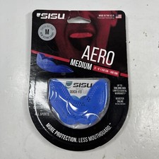 SISU Medium NextGen Aero Guard 1.6mm Adult Mouthguard Royal Blue