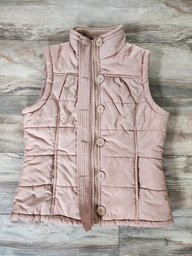 Outer Edge Women's Beige Tan Vest | Size M | Button and Zip - Picture 4 of 6