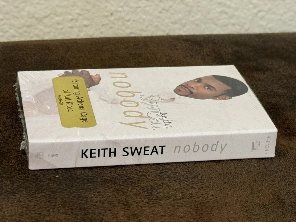 Keith Sweat NOBODY Hype Sticker Sealed Single Cassette Tape CLASSIC - NEW NOS - Image 4 of 4