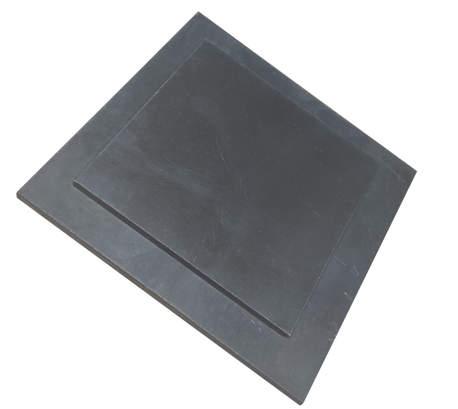 Stahlplatte S235 - 5mm Stark, Quadratisch Von 100x100mm Bis 500x500mm