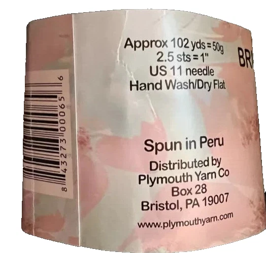 Bristol Yarn Gallery Yarn #9210 PINK 3.6 oz 96% Suri Alpaca 4% Nylon Free Ship - Image 4 of 4