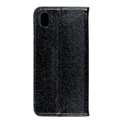 Huawei Y5 (2019) Etui na telefon Etui ochronne Kwiaty Etui Portfel Brokat Czarne Nowe - Zdjęcie 2 z 5