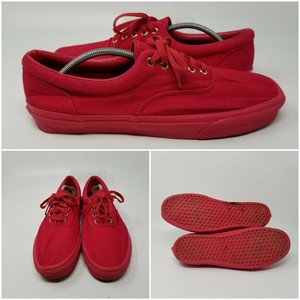 vans red mono ebay