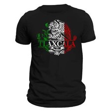 Camiseta Tlaxcala México Águila Emblema Bandera Mexicana
