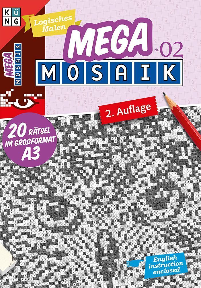 Thumbnail - Mega-mosaik. .2. .2 | Conceptis Puzzles | Stück | Loseblattausgabe |
