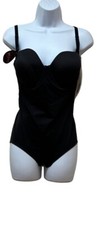 Vintage MAIDENFORM Bodysuit Body Shaper Firm Support Molded Cup Bra 36D NEW