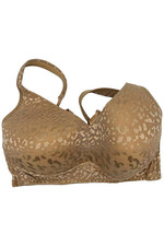 Rhonda Shear Jacquard Molded Cup Bra Beige