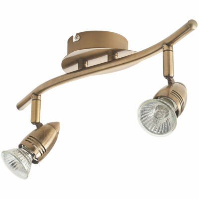 Inseki Brass LED Spotlight – 2, 3, Or 4-Light Modern Ceiling Fixture, 220-240V, Indoor Use, Round Downlight