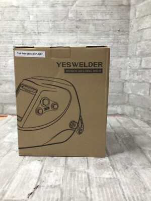 YESWELDER True Color Auto Darken Welding Helmet Large Viewing Area(3.94''x3.66'')