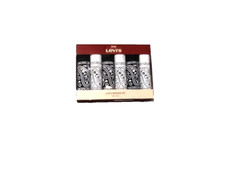 Levi  s 6 Bandana Set Black and White Headband 100 Cotton NEW in box
