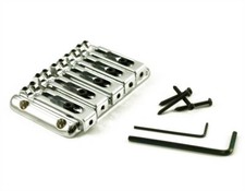 NEW - Ultra Deluxe 5-String Bass Bridge, BBDLX5 C - CHROME