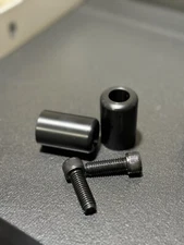 Harley Davidson Crash Bar End Delrin Slider Stunt Dyna Softail Sportster