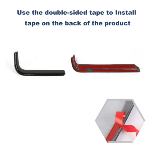 Carbon Fiber Dashboard Side Air Vent AC Outlet Trim for 2021-2023 Chevy Suburban - Picture 13 of 16