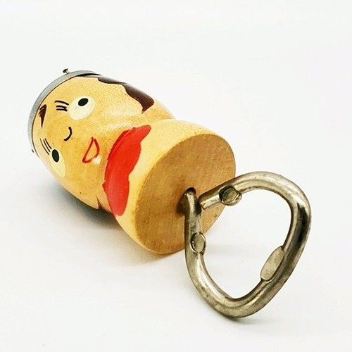 Wooden Combo Salt/Pepper Shakers & Corkscrew/Bottle Opener Open Caddy Japan VTG - Picture 7 of 9