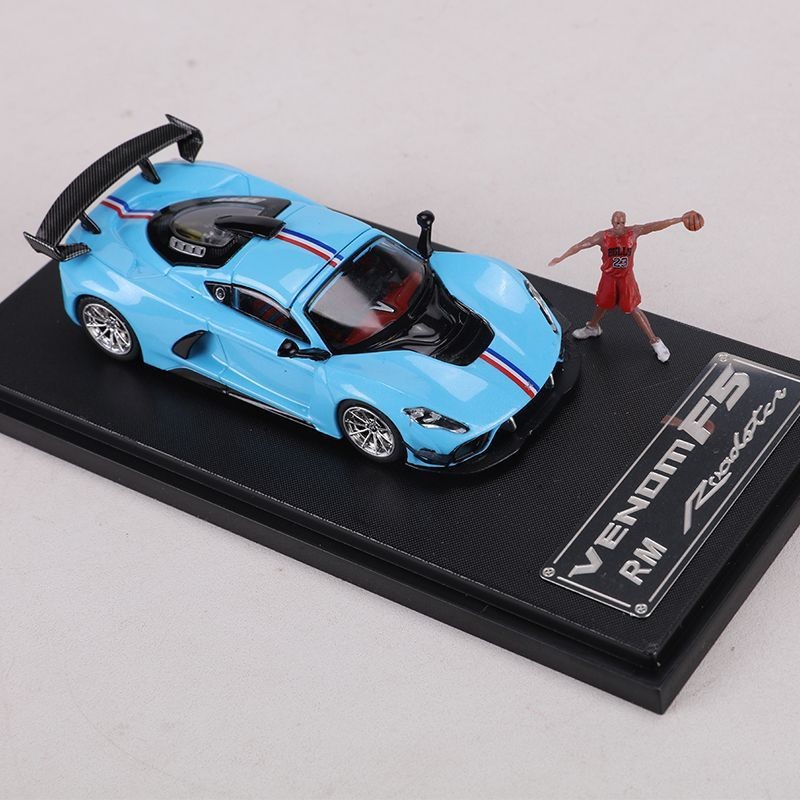 RM 1:64 Hennessey Venom F5 Diecast Model Car for Collection - High