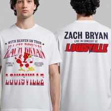 Zach Bryan Cardinal With Heaven On Tour 2026 T-shirt