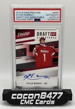 Kyler Murray 2019 Panini Prestige Draft Day Signatures RC PSA Auth Auto Grade 10