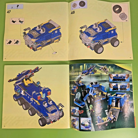 LEGO Alien Conquest: Earth Defense HQ (7066) Complete W/Minifigures, Inst. & Box