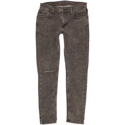 Levi's 512 Herren Jeans Grau Tapered Slim Stretch W30 L30 (110193)