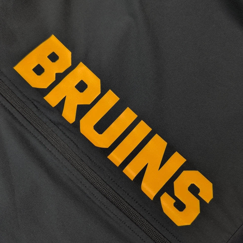 Chaqueta Boston Bruins Para Hombres 2XL Negra Con Capucha Cremallera Completa Softshell NHL Hockey Adidas Foto 4 de 4