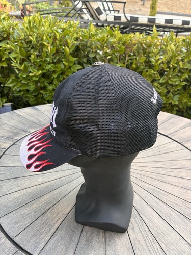 SMET Born by Christian Audigier Adjustable Trucker Hat Black One Size Vtg - Picture 4 of 7