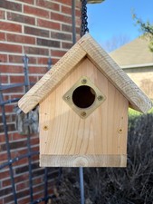   Simply  Bird House Perchless  All Natural Cedar.