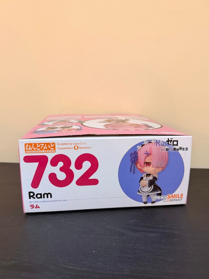 Nendoroid 663 Re: Life In A Different World From Zero Rem 732 Ram Action Figure Toy I.695132627