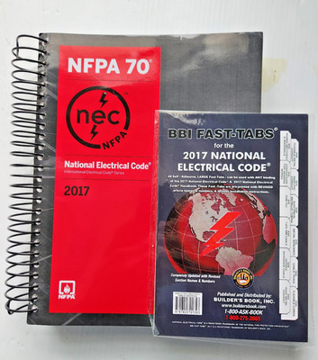 NFPA 70 National Electrical Code 2017 Edition Spiral + Index Tab US item