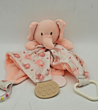 Modern Baby Lovey Elephant Pink Teether Toy Security Blanket 2021 NWOT