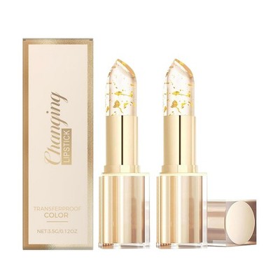 2Pcs Color Changing Lipstick, pH Adaptive Lipstick, Ph Lip stick Color Changi...