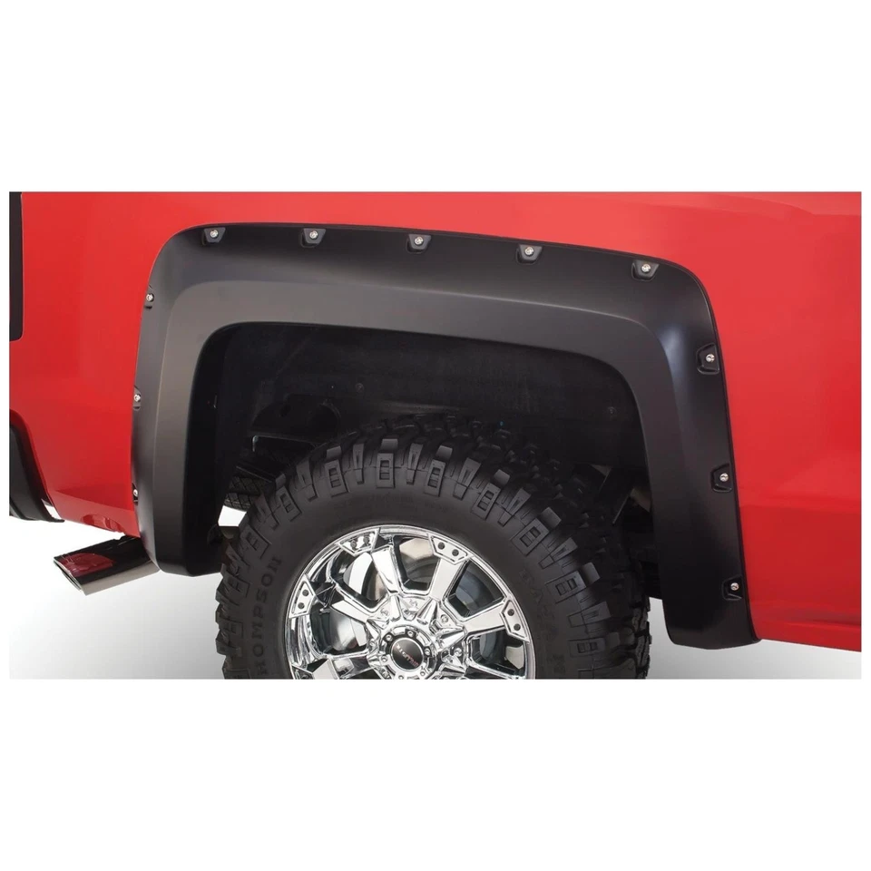 Bushwacker 40948-02 Front & Rear Black Pocket Style Fender Flares for Avalanche Foto 2 de 4