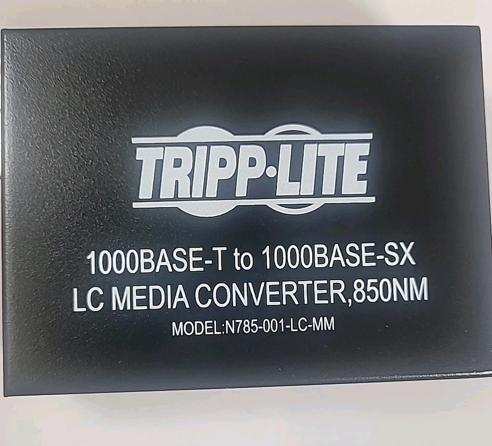 Convertidor de medios Tripp Lite LC 850NM Mod: N785-001-LC-MM 1000BASE-T to1000BASE-SX Foto 3 de 4