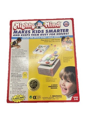 Mighty Mind Smart Skill Building Puzzle Ages 3-8 Activity Shapes  *incomplete