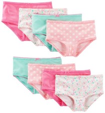 Simple Joys by Carter's Girls' 8-Pack Underwear, 6-7, Multicolor/Dots/Floral