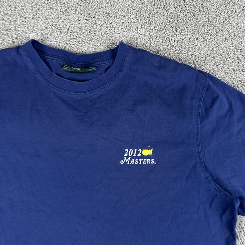 Masters Collection Shirt Mens XL Blue 2012 Golf Champions Augusta National Tee - Picture 9 of 11