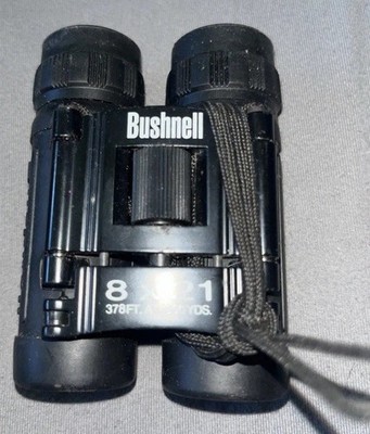 Bushnell 8x21 Compact Binoculars 378 FT At 1000 Yds. FREE SHIPPING
