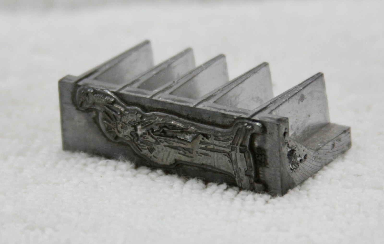 Lead Printing Letterpress Statue of Liberty 1.75" by .50" Excellent Condition