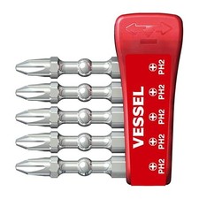 VESSEL Impact Ball Torsion Bits 5PC with MAG Charge Holder, (IBMG50PH2K5)