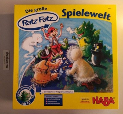 HABA 4540: Die Große Ratz-Fatz-Spielewelt [Kinderspiel].