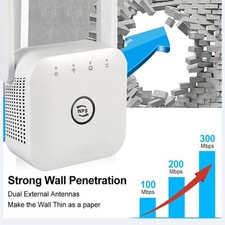 UltraXtend WiFi 4 All RoutersWiFi Booster with Ethernet Port 2.4ghz White NEW