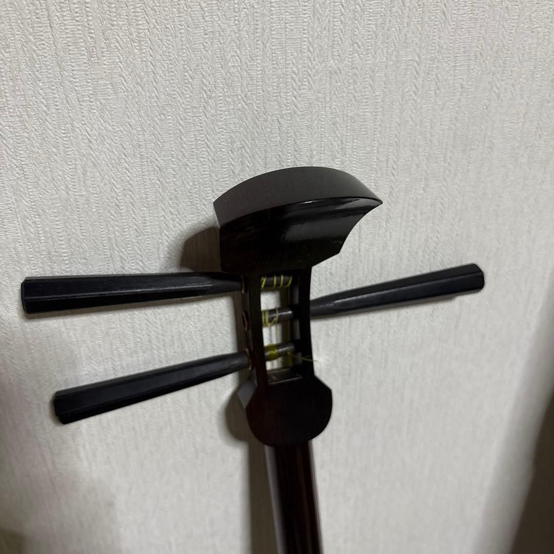 Hosozao Shamisen Japanese Traditional Musical Instrument with Case Bachi Set