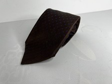 VINTAGE KITON NAPOLI SILK TIE GEOMETRIC MADE IN ITALY