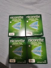 Image of Nicorette Microtab 2mg Original 100 Tabs - 4 Boxes