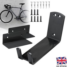 Bike Hanger Wall Mount Pedal Wheel Holder Bracket Display Rack for Road Bike UK